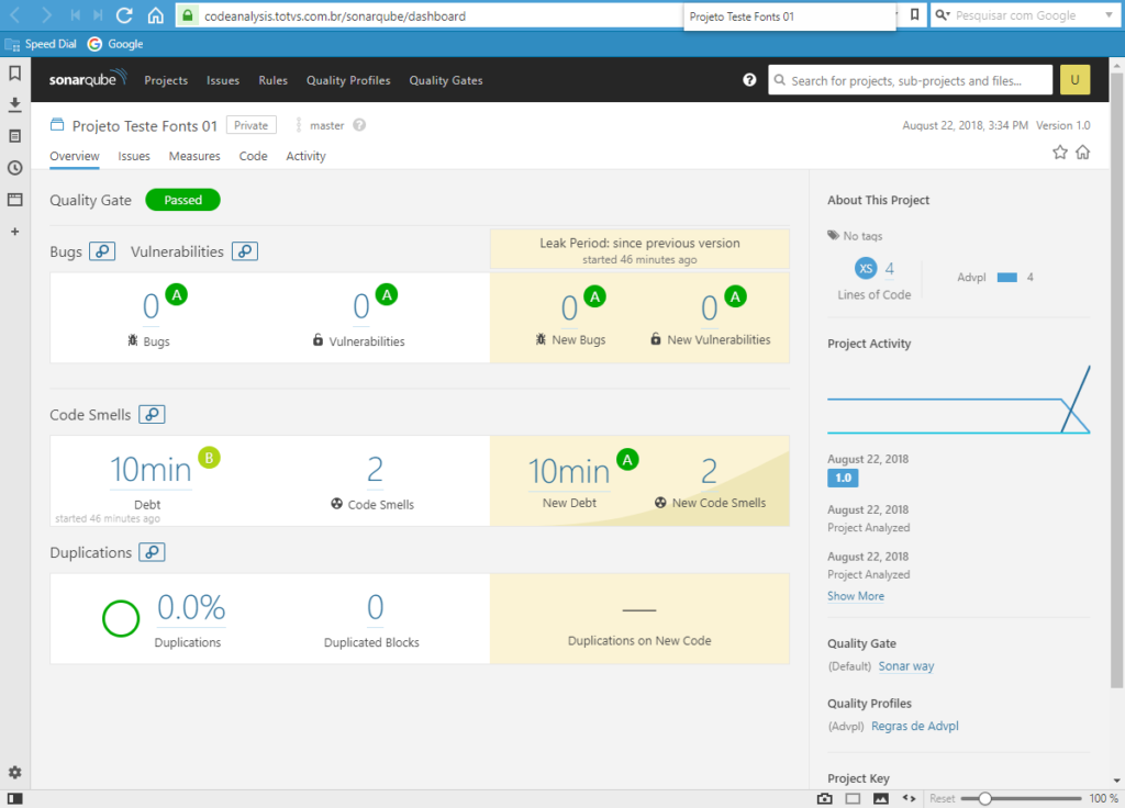 TOTVS Code Analysis: Como utilizar